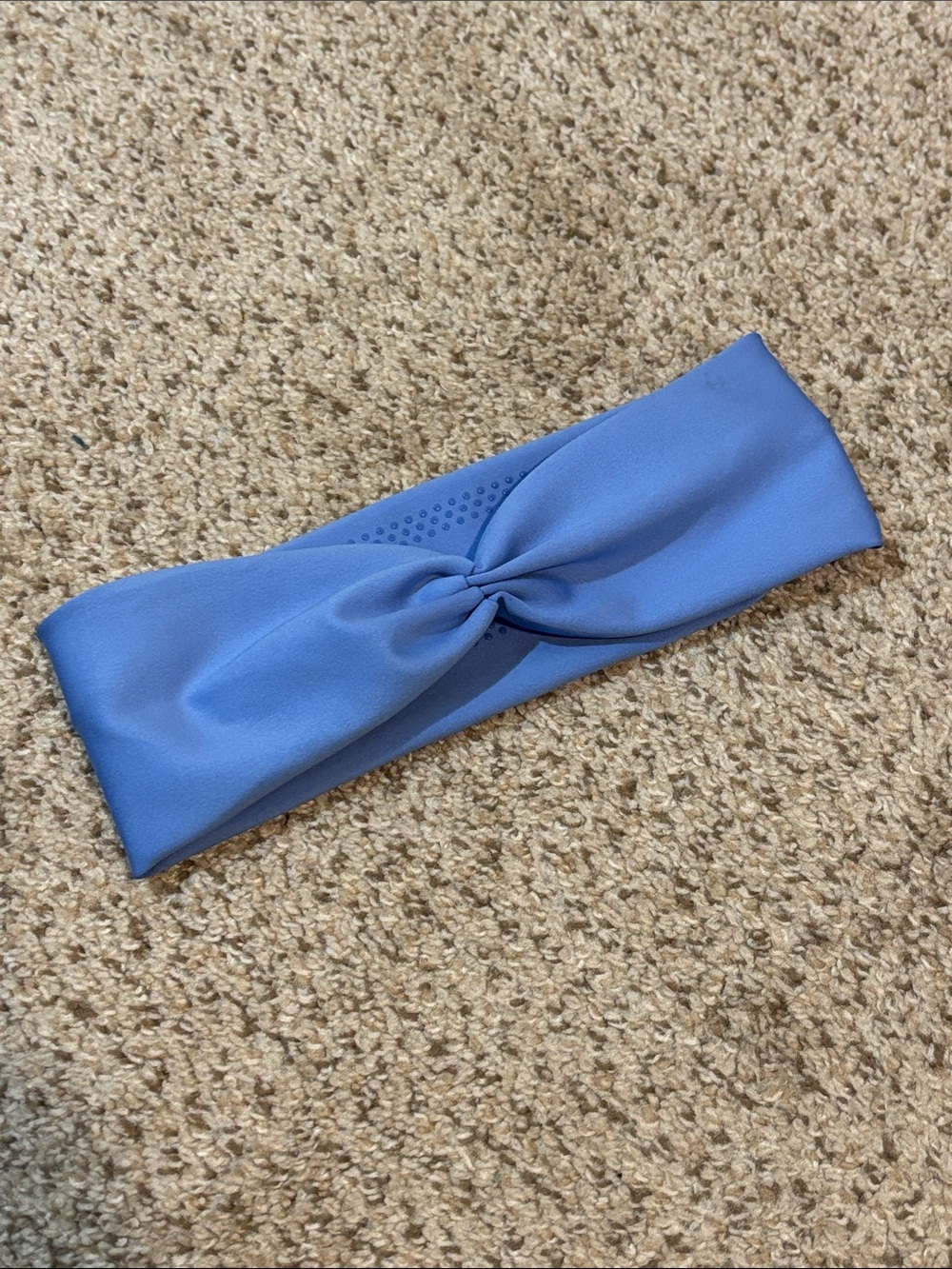 Alo Yoga Airlift Headband One Size Periwinkle Cinched Fitness Athleisure Workout